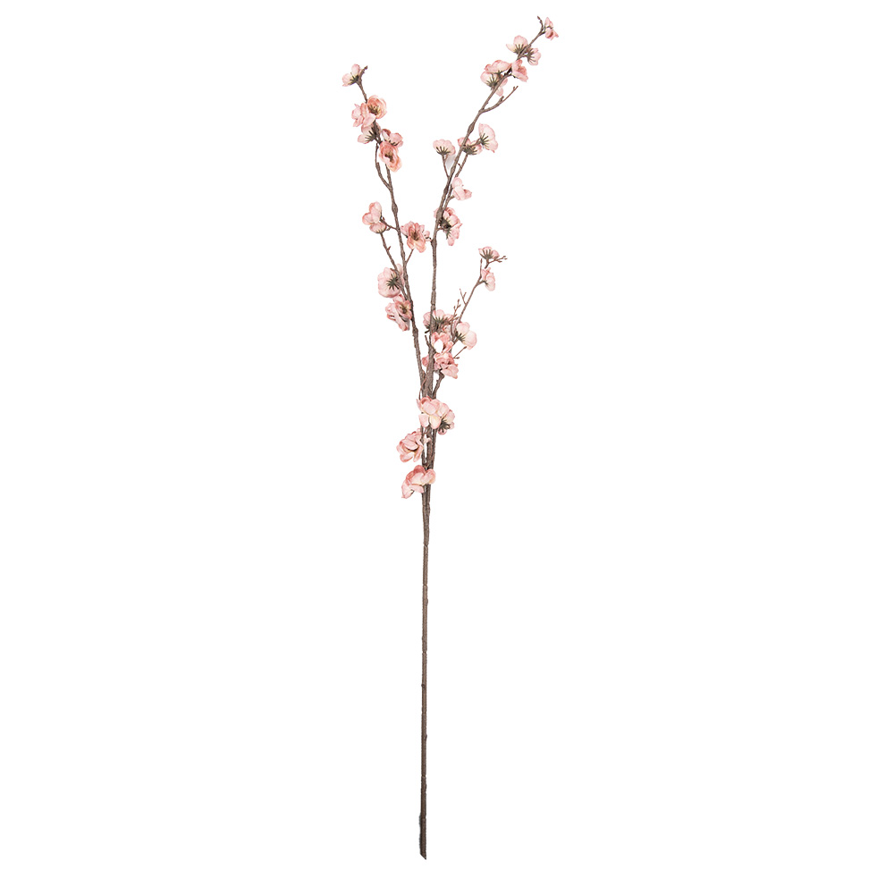 Clayre & Eef   | Decoratie tak met bloemen Roze Bruin 8x15x120 cm | 5PL0254P