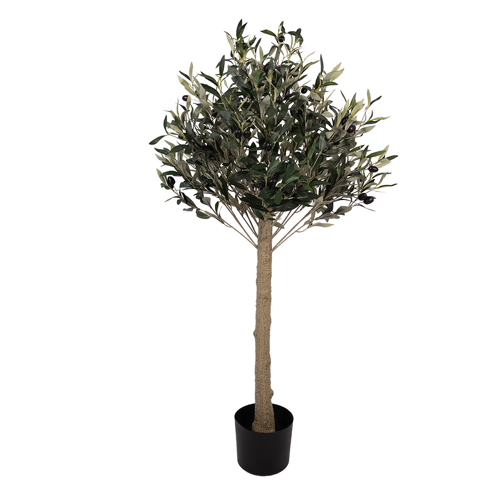 Clayre & Eef   | Decoratie Olijfboom Groen Bruin 45x45x120 cm | 5PL0224