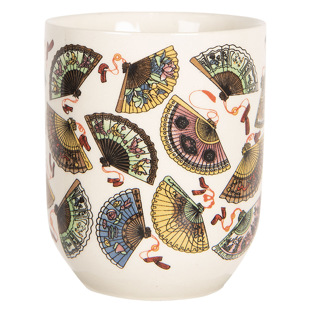 Clayre & Eef   | Servies Mok Meerkleurig &oslash; 6x8 cm / 100 ml | 6CEMU0065