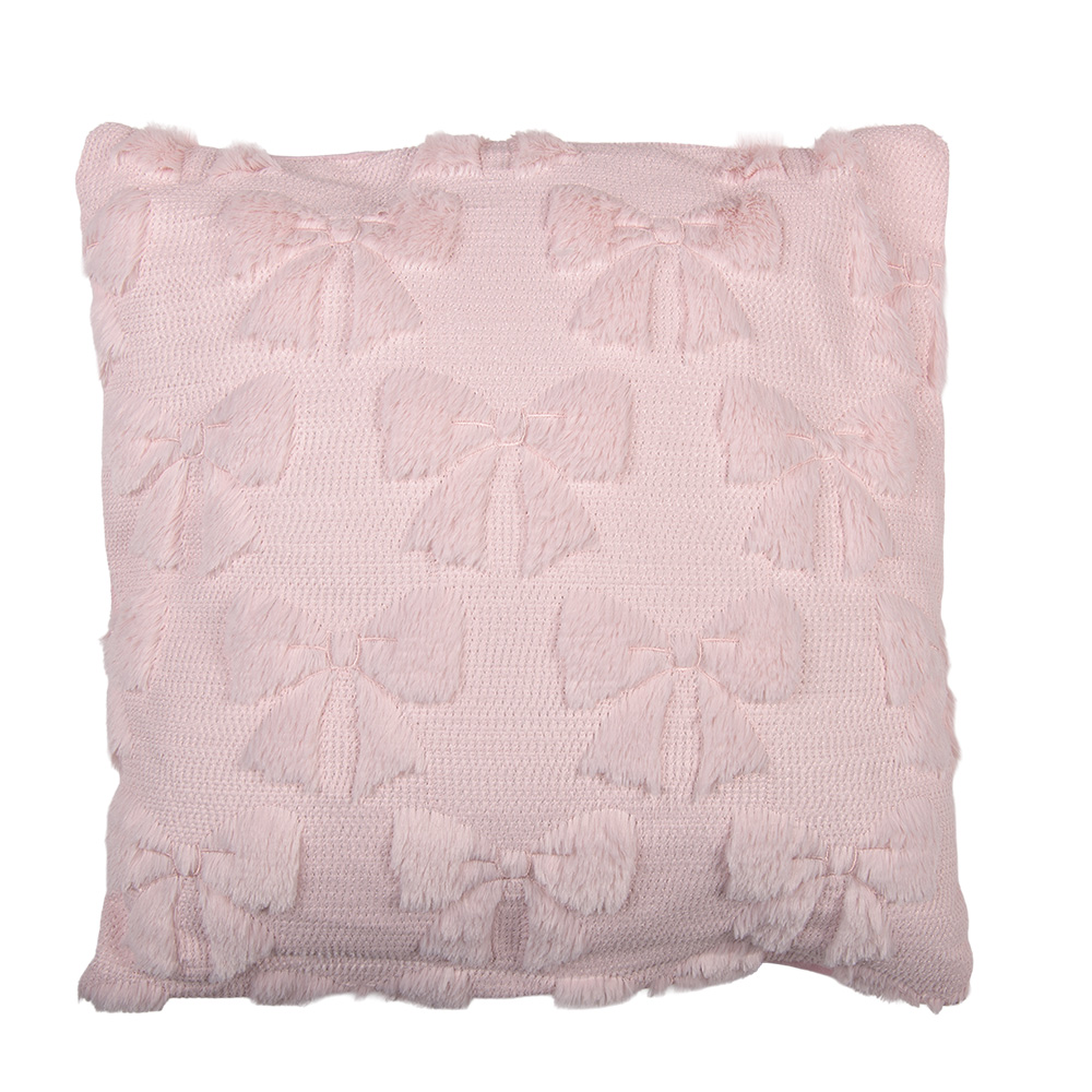 Clayre & Eef   | Kussen gevuld Roze 45x45x4 cm | KG023.129