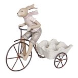 Clayre & Eef | Decoratie Beeld Konijn Beige 26x11x24 cm | 6PR0312 Clayre & Eef | Decoratie Beeld Konijn Beige 26x11x24 cm | 6PR0312
