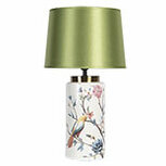 Clayre & Eef   | Tafellamp Groen ø 28x50 cm E27/max 1x60W | 6LMC0022