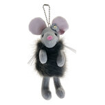 Decoratie knuffel muis Grijs | MLLLTW0004 | Clayre & Eef Decoratie knuffel muis Grijs | MLLLTW0004 | Clayre & Eef