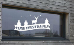 Fijne feestdagen kerst | Raamstickerset 7 delig herbruikbaar | Rosami Decoratiestickers Fijne feestdagen kerst | Raamstickerset 7 delig herbruikbaar | Rosami Decoratiestickers