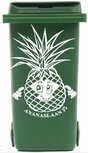 Sticker ananas voor kliko container met straatnaam & huisnr | Rosami Decoratiestickers Sticker ananas voor kliko container met straatnaam & huisnr | Rosami Decoratiestickers