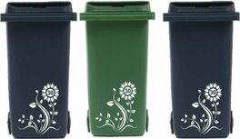 Kliko Sticker Voordeelset 3 x bloem met huisnummer | Rosami Decoratiestickers Kliko Sticker Voordeelset 3 x bloem met huisnummer | Rosami Decoratiestickers
