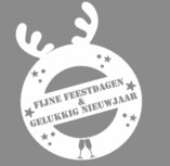 Fijne feestdagen & gelukkig nieuwjaar raamsticker herbruikbaar| Rosami Decoratiestickers Fijne feestdagen & gelukkig nieuwjaar raamsticker herbruikbaar| Rosami Decoratiestickers