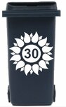 Klikosticker zonnebloem met huisnummer | Rosami Decoratiestickers Klikosticker zonnebloem met huisnummer | Rosami Decoratiestickers