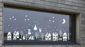 Voordeelset 59 delig raamsticker herbruikbaar kerst wintertafereel | Rosami Decoratiestickers Voordeelset 59 delig raamsticker herbruikbaar kerst wintertafereel | Rosami Decoratiestickers