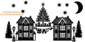 Stickerset 15 delig Herbruikbaar huisjes - kerstboom - lantaarnpaal - waslijn Kerstman | Rosami Decoratiestickers Stickerset 15 delig Herbruikbaar huisjes - kerstboom - lantaarnpaal - waslijn Kerstman | Rosami Decoratiestickers