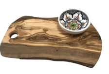 Azis tapasplank met schaaltje | TP.AZ.2D | Dishes & Deco