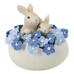 Clayre & Eef | Decoratie Beeld Konijn Meerkleurig 14x10x14 cm | 6PR3123 Clayre & Eef | Decoratie Beeld Konijn Meerkleurig 14x10x14 cm | 6PR3123