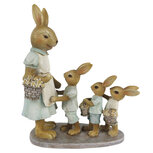 Clayre & Eef | Decoratie Konijn Meerkleurig 17x7x19 cm | 6PR3285 Clayre & Eef | Decoratie Konijn Meerkleurig 17x7x19 cm | 6PR3285
