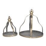 Clayre & Eef | Serveerschalen Set van 2 Goudkleurig ø 29x31 / ø 18x24 cm | 6Y4183 Clayre & Eef | Serveerschalen Set van 2 Goudkleurig ø 29x31 / ø 18x24 cm | 6Y4183