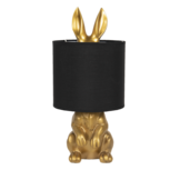 Clayre & Eef   | Tafellamp Haas Goudkleurig ø 20x42 cm E27/max 1x60W | 6LMC0027