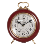 Tafelklok 28*21*10 cm / 1*AA Multi | 6KL0693 | Clayre & Eef