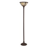 Clayre & Eef | Tiffany Vloerlamp Meerkleurig ø 38x186 cm E27/max 1x60W | 5LL-6077 Clayre & Eef | Tiffany Vloerlamp Meerkleurig ø 38x186 cm E27/max 1x60W | 5LL-6077