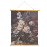 Clayre & Eef   | Wandkleed Blauw Roze 80x2x100 cm | 5WK0039