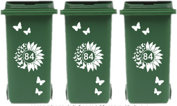 15 delige voordeelset kliko sticker zonnebloem / vlinders met huisnummer | Rosami Decoratiestickers 15 delige voordeelset kliko sticker zonnebloem / vlinders met huisnummer | Rosami Decoratiestickers