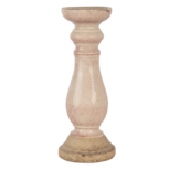 Clayre & Eef   | Kandelaar Roze ø 14x36 cm | 6CE1268M