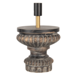 Clayre & Eef   | Lampenvoet Tafellamp Bruin ø 24x40 cm E27/max 1x60W | 6LMP712