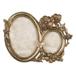 Clayre & Eef   | Fotolijst Goudkleurig 23x1x17 cm / 9x13 / 5x7 cm | 2F0835
