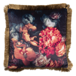 Clayre & Eef | Sierkussen Zwart, Rood 45x45x4 cm | KG023.094 Clayre & Eef | Sierkussen Zwart, Rood 45x45x4 cm | KG023.094