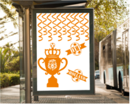 14 delige voetbal EK WK sticker set herbruikbaar serpentine, hup holland beker leeuw | Rosami Decoratiestickers 14 delige voetbal EK WK sticker set herbruikbaar serpentine, hup holland beker leeuw | Rosami Decoratiestickers