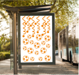 34 delige voetbal EK WK sticker set herbruikbaar serpentine, confetti & voetballen | Rosami Decoratiestickers 34 delige voetbal EK WK sticker set herbruikbaar serpentine, confetti & voetballen | Rosami Decoratiestickers