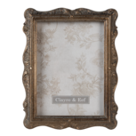 Clayre & Eef   | Fotolijst Goudkleurig 17x2x22 cm / 13x18 cm | 2F0828