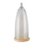 Clayre & Eef   | Stolp Transparant ø 24x56 cm | 6GL3005