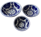 Salade set 3 delig Blue Fond | BLF.SK.3D | Dishes & Deco