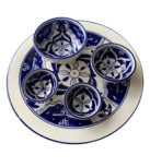 Tapas Party set 5 delig Blue Fond | TP.PY.BLF | Dishes & Deco