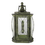 Clayre & Eef   | Lantaarn Groen 29x19x52 cm | 6Y4590