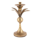 Kandelaar kaarsenhouder (palm) boom 33 cm x 18 cm goud ijzer | Dutch Style | 11322404 Kandelaar kaarsenhouder (palm) boom 33 cm x 18 cm goud ijzer | Dutch Style | 11322404