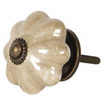 Clayre & Eef   | Deurknop Groen ø 4x4 cm / S3 cm | 64477