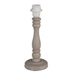 Clayre & Eef   | Lampenvoet Tafellamp Bruin ø 12x31 cm E27/max 1x40W | 6LMP739