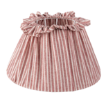 Clayre & Eef   | Lampenkap Rood ø 22x13 cm / E27 | 6LAK0514