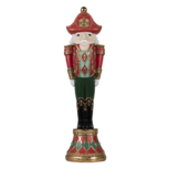 Clayre & Eef | Kerstdecoratie Notenkraker Rood 10x10x36 cm | 6PR3525 Clayre & Eef | Kerstdecoratie Notenkraker Rood 10x10x36 cm | 6PR3525
