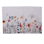 Clayre & Eef | Placemats Set van 6 Wit, Roze, Geel 48x33 cm | FOB40 Clayre & Eef | Placemats Set van 6 Wit, Roze, Geel 48x33 cm | FOB40
