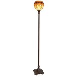 Clayre & Eef | Tiffany Vloerlamp Bruin, Geel ø 27x184 cm E27/max 1x60W | 5LL-5316 Clayre & Eef | Tiffany Vloerlamp Bruin, Geel ø 27x184 cm E27/max 1x60W | 5LL-5316