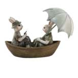 Clayre & Eef | Decoratie Konijn Groen, Bruin, Beige 14x10x12 cm | 6PR3534 Clayre & Eef | Decoratie Konijn Groen, Bruin, Beige 14x10x12 cm | 6PR3534