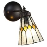 Clayre & Eef | Wandlamp Tiffany Transparant 17x12x23 cm E14/max 1x40W | 5LL-6203 Clayre & Eef | Wandlamp Tiffany Transparant 17x12x23 cm E14/max 1x40W | 5LL-6203