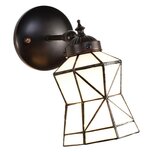 Clayre & Eef | Wandlamp Tiffany Wit, Bruin 17x12x23 cm E14/max 1x40W | 5LL-6204 Clayre & Eef | Wandlamp Tiffany Wit, Bruin 17x12x23 cm E14/max 1x40W | 5LL-6204