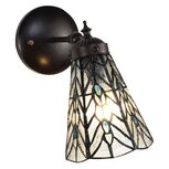 Clayre & Eef | Wandlamp Tiffany Transparant 17x12x23 cm E14/max 1x40W | 5LL-6208 Clayre & Eef | Wandlamp Tiffany Transparant 17x12x23 cm E14/max 1x40W | 5LL-6208
