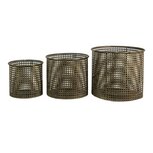 Clayre & Eef | Windlicht Koperkleurig (3) ø 33x27 / ø 27x23 / ø 21x19 cm | 6Y4531 Clayre & Eef | Windlicht Koperkleurig (3) ø 33x27 / ø 27x23 / ø 21x19 cm | 6Y4531