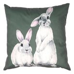 Clayre & Eef | Kussenhoes Groen, Wit, Roze 45x45 cm | KT021.296 Clayre & Eef | Kussenhoes Groen, Wit, Roze 45x45 cm | KT021.296