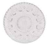 Clayre & Eef   | Servies Dinerbord Transparant ø 22x2 cm | 6GL0226