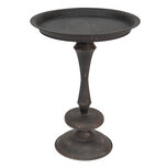Clayre & Eef | Bijzettafel Bruin, Zwart ø 49x67 cm | 5H0617 Clayre & Eef | Bijzettafel Bruin, Zwart ø 49x67 cm | 5H0617