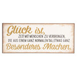 Clayre & Eef   | Tekstbord Meerkleurig 30x1x13 cm | 6Y3662D